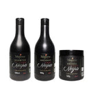 Kit Lama Negra Matizador Tons Escuros Ativador Shamp + Cond+ Másc