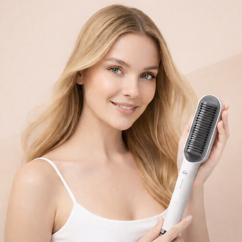Escova 3 em 1 Essenza – Seca, Modela e Alisa com Controle de Temperatura