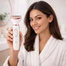 Depilador Elétrico Feminino 4 em 1 Sem Dor – Face, Axilas e Sobrancelhas