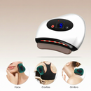 Massageador Elétrico Guasha De Pedra Aquecedor Vibração De Aquecimento De Pedras De Pescoço Ferramenta De Remoção De Rugas