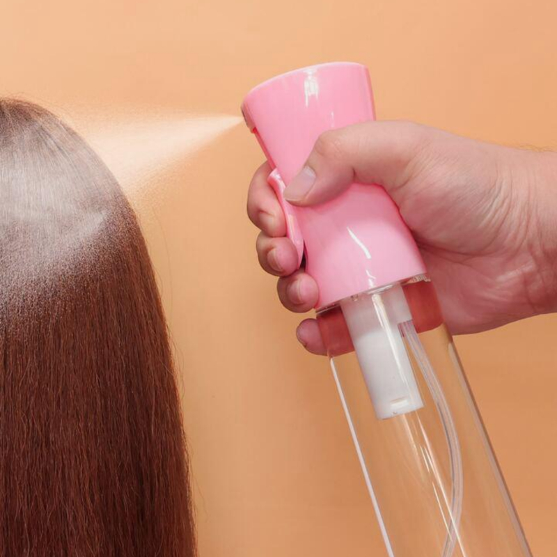 Borrifador Spray Névoa Pulverizador 300ml Barbeiro Cabelereiro Jato Contínuo Profissional para Salão
