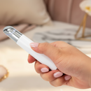 Dispositivo de beleza para olhos e lábios vibração terapia de luz vermelha e azul massagem termomagnética