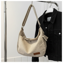 Bolsa Novo Estilo Bolsa De Moda De Ombro Unissex De Grande Capacidade Bolsa De Veludo