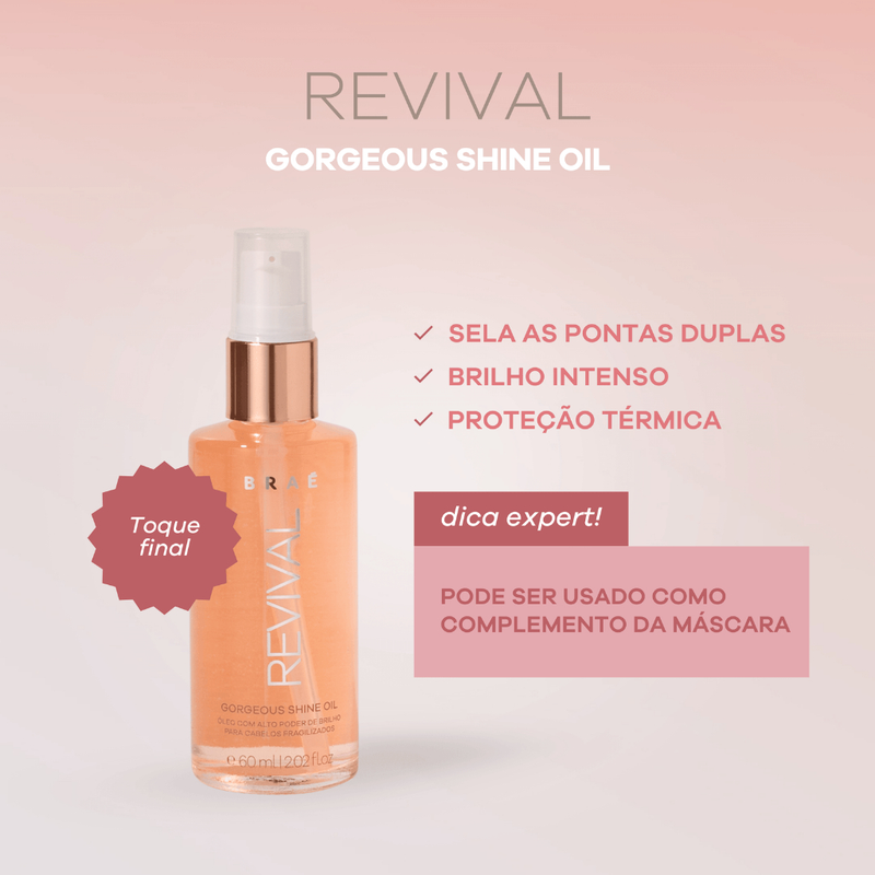 Braé Revival Gorgeous Shine Oil Finalizador - 60ml