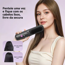 Nova chapinha de cabelo sem fio, com visor digital, recarregável, mini chapinha portátil para viagens, dois em um: alisa