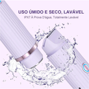 Depilador elétrico com navalha dupla cuidado e delicadeza com sua pele, Recarregável com Tecnologia avançada Indolor.