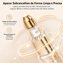 GOKOCO Aparador de Sobrancelhas e Curvador de Cílios Elétrico 2 em 1 Recarregável via USB com Aquecimento Rápido