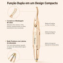 GOKOCO Aparador de Sobrancelhas e Curvador de Cílios Elétrico 2 em 1 Recarregável via USB com Aquecimento Rápido