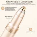 GOKOCO Aparador de Sobrancelhas e Curvador de Cílios Elétrico 2 em 1 Recarregável via USB com Aquecimento Rápido