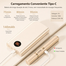 GOKOCO Aparador de Sobrancelhas e Curvador de Cílios Elétrico 2 em 1 Recarregável via USB com Aquecimento Rápido