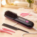 Essenza Smooth – Escova Alisadora Portátil 2 em 1 Sem Fio