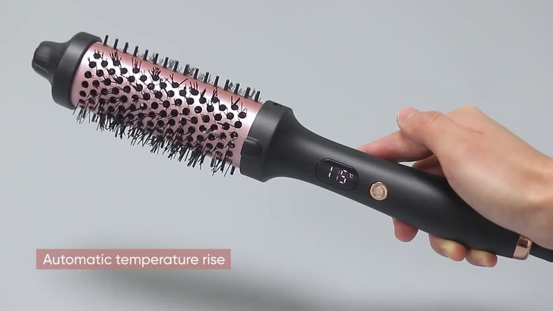 Escova Alisador Elétrica Quente Cabelo Com 2 Em1 Modelador 110V 220V