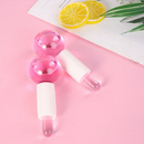 KIT 2 Globos Faciais Para Massagem Esfera 2 Peças Cromoterapia Cristal Anti Aging Profissional Estética Crystal Ball