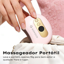 GOKOCO Massageador Inteligente com Vibração e Calor para Corpo e Rosto Recarregável 9 Níveis