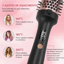 Escova Alisador Elétrica Quente Cabelo Com 2 Em1 Modelador 110V 220V