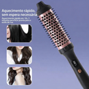 Escova Alisador Elétrica Quente Cabelo Com 2 Em1 Modelador 110V 220V