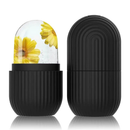 Massageador Facial De Silicone Com Rolo De Gelo , Ferramenta De Massagem De Pele De Beleza Para Resfriamento De Pescoço